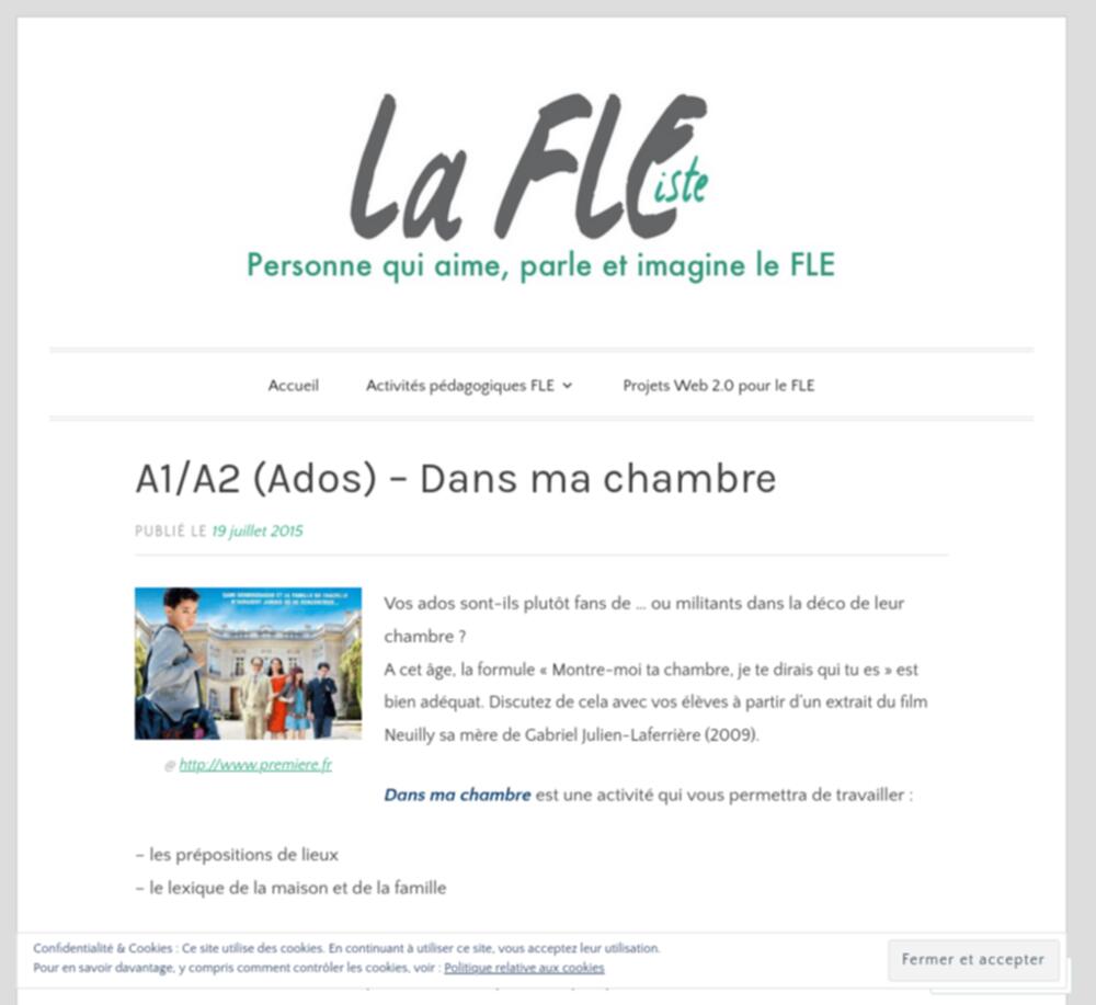 TICs en FLE: Apprendre à parler du quotidien ( A-1 / A-2 )